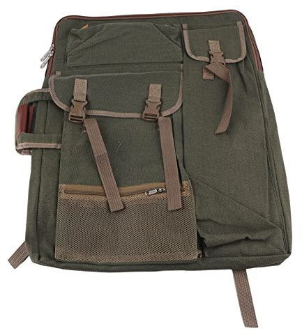 BSTCAR Skizze Carry Rucksack Kunst Portfolio Tasche Künstler Tragen Aufbewahrungstasche Leinwand Umhängetasche für Kunstwerk Skizze Zeichnung (Rauchgrau)