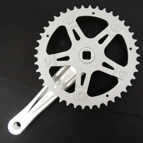 Juego de bielas para bicicleta de montaña de 170 mm de acero resistente con platos extraíbles disponibles en proporciones de 36 dientes a 42 dientes (40T)