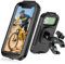 Faneam Support Telephone Vélo Etanche Support de Guidon Portable Téléphone 360° Rotation Support Smartphone Moto Scooter Installation Rapide Compatible avec Smartphones 5,5-6,8 Pouces (L)