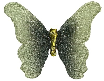 Broche papillon en tissu artisanale pour création artisanale confortable à porter au quotidien