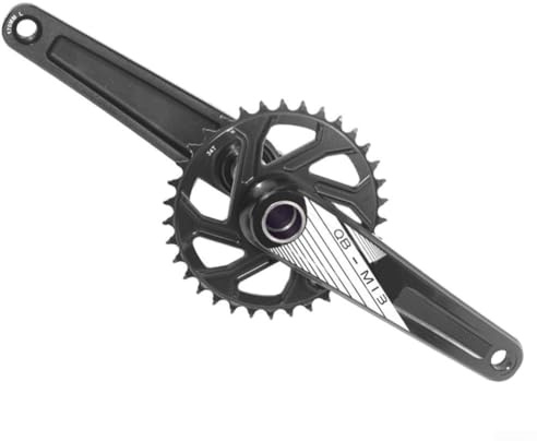 Juego de bielas de 3 pernos con plato ancho estrecho 34T de 170 mm de longitud y soporte inferior de 68 mm, apto para bicicletas de 9 velocidades, 10 velocidades, 11 velocidades y 12 velocidades