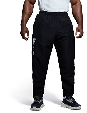 Canterbury Men's Stadium Pants | Tracksuit Jogging Bottoms | Durability And Comfort Track Pants, Black, 4XL