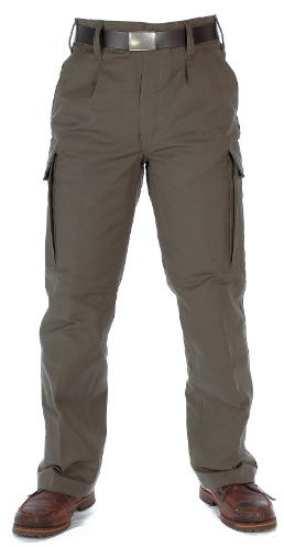 LeoKöhler Unisex Bukser_102-1 Hose, Oliv, 27 EU