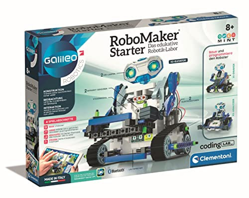 Clementoni-55331 - RoboMaker, Set de Iniciación - robot educativo a partir de 8 años
