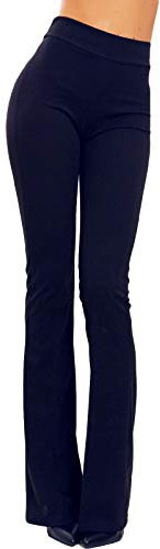 Toocool - Pantaloni Donna Campana Aderenti Zampa Elefante Elasticizzati Hot Sexy JL-2148 [M,Blu]