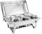 Jintaihua Chafing Dish - Calentador de alimentos (9 L, acero inoxidable, 1/3, 3 rejillas)