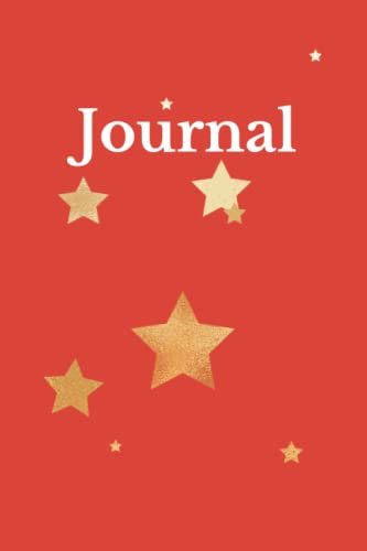 Journal: Christmas Gold Stars
