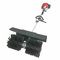 Barredora de gasolina, 2 tiempos, eléctrico, quitanieves, 52 cc, 1700 W, barredora de nieve, barrido de aire, entrada de gas, césped, nieve, limpiadora lateral