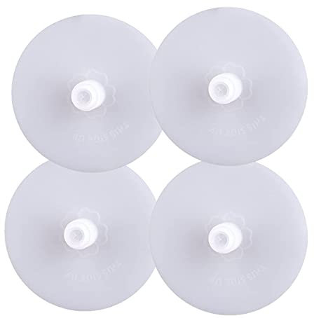 4 Pack Airlock Pickle Pipe Silicone Waterless Airlock Lids for Wide Mouth Transparent Fermentation Cap Mason Jar