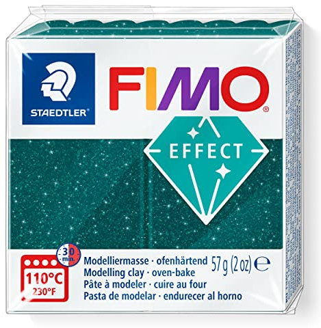 STAEDTLER 8010-562 ST FIMO Effect Modelliermasse, Grün, Standard
