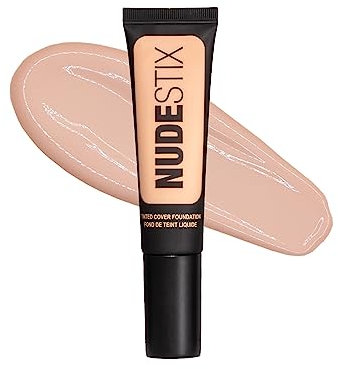 NUDESTIX - Fondotinta liquido con colore Nudestix Tinted Cover, copertura modulabile per un tono della pelle uniforme, lucentezza naturale impeccabile