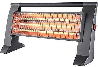 Bastilipo - Estufa de cuarzo, 3 potencias, 1200W, sistema antivuelco, EQG-1200