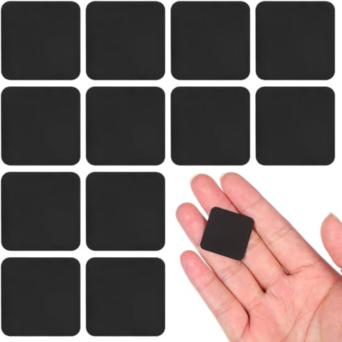 VILLCASE 100pcs Anti Tarnish Strips Tabs, Black Anti-Tarnish Strips Paper Tabs for Jewellery Bags, 1 inch Square Jewelry Tarnish Protector Paper for Earrings Necklaces Rings Bracelets Jewelry Storage