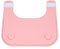 Plateau pour Fauteuil Roulant, Plateau pour Genoux pour Fauteuil Roulant, Plateau Amovible en Plastique avec Porte-gobelet pour Manger, Lire, Se Reposer, Personnes âgées (Rose)