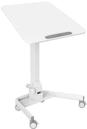SVITA Jeju Laptoptisch Laptopständer Mobiles Stehpult Höhenverstellbar Klappbar Weiß