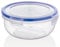 Best House | Small Plastic Storage Box | Round Food Container with Lids | 800 ml | Set of 1 | Lunch Box for Food Storage | BPA Free, Microwave, Freezer & Dishwasher Safe - Airtight SnapLock Lids