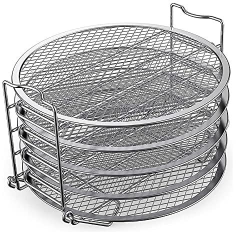 shanpu Dehydrator Rack Stainless Steel Stand Accessories Compatible with for Ninja Foodi Pressure Cooker and 6.5