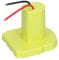 One Industrial Equipment 18V Battery Adaptor ABS Glossy Exterior Power Connector Yellow, Small Size, Light Weight