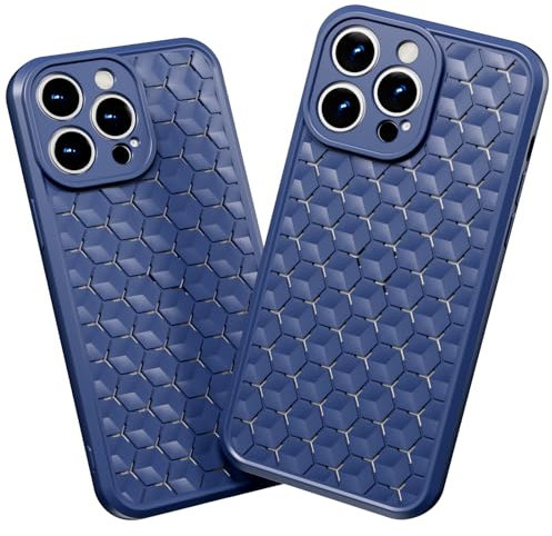 GANGANPRO Designed Compatible with iPhone 13 Pro Max Case,Rapid Cooling Shock-Absorbing & Slim Protective Phone Case with Multi-Drop Protection 6.7 inch - Blue