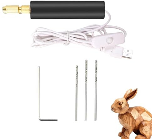 Perceuse à résine électrique, perceuse à main pour l'artisanat | Perceuse portative rechargeable par USB,Perceuse à main, perceuse portative, outil en résine 10W pour le moulage de résine,