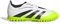 adidas Predator Club Hook and Loop Turf Football Boots Kids, FTWR White/core Black/Lucid Lemon, 13 UK Child
