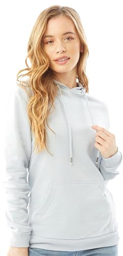 BRAVE SOUL Womens Hooded Sweater Pale Blue 8