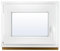 PLAMET. Finestra in PVC - finestra in plastica, finestra in plastica - protezione contro i furti con scasso - isolamento dal rumore, dal vento - colore bianco - 600x500 cm - 4-16ar-4i