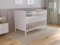 Love For Sleep Babybett Beistellbett 120x60 cm mit Matratze - Kinderbett Baby Bett Holz Weiß, Babybett Komplett Set - Kinderbett Babybett Mitwachsend Gitterbett