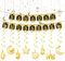 ARTGUTS Ramadan Deko Set,Ramadan Mubarak Banner Ramadan Girlande Mond Gold Stern Ramadan Dekorationen, EID Mubarak Party Dekoration,Ideal für EID Mubarak Deko von Weihnachtsfeiern zu Hause
