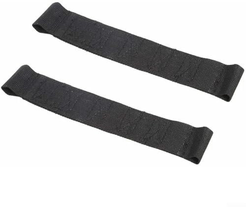 Floweringbeter Cinghia di limitazione per portiera nera, resistente, per Jeep, per modelli Wrangler CJ YJ TJ JK JKU, ottimo ricambio, facile installazione, materiale in nylon