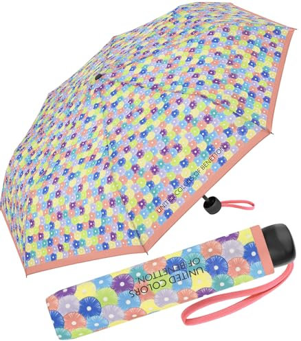 Benetton Taschenschirm Super Mini Blooming Dots - beach