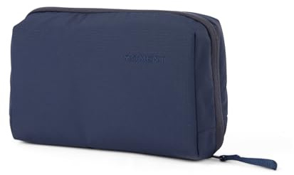 MOMENT Everything Tech Organizer – Wasserabweisende Reisetasche für Kabel, Ladegeräte und Zubehör | Reguläre und Mini-Größen I Marineblau, Regulär