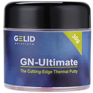 Gelid Solutions GN-Ultimate 4W Thermal Putty 30g. Non Elettrico - Densita (g/cm): 3.3 - Temperatura C: -30 a 200C - Elevata conduttività termica - Compatibile con Apple, Intel, AMD, Nvidia