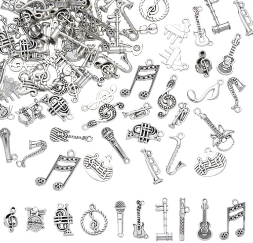 COGCHARGER Schmuck Anhänger Für Armbänder Silber Charms Set Legierung Anhänger Für Ohrringe Halsketten Valentinstag