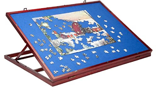 Bits and Pieces Puzzle Expert Tabletop Staffelei Griffige Filz Arbeitsfläche Puzzle Tabelle Zubehör, um gemeinsam Ihre Stichsägen