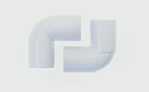 MaKe PRO075 Overflow 90° Bend 22mm, White