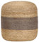 vidaXL Sitzpuff Pouf Sitzpouf Puff Sitzkissen Sitzhocker Fußhocker Hocker Fußbank Ottoman Fußbank Fußschemel Handgefertigt Grau 40x45cm Jute