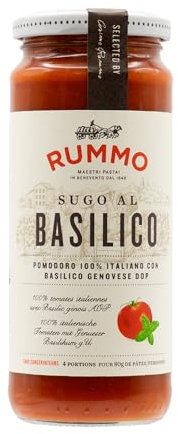 NAT Sauce Rummo tomates et basilic - Le pot de 340g