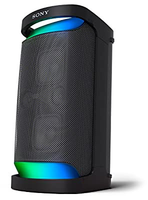 Sony SRS-XP500 X-Series Wireless Portable-BLUETOOTH-Karaoke Party-Speaker IPX4 Splash-resistant with 20 Hour-Battery, Black