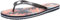 BILLABONG Tongs Homme Tongues, Navy/Red,44 EU