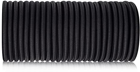 5 mm * 30M schwarzes, elastisches Sicherheitsseil, Bungee-Gurte, Frachtnetze, Sicherung von Gegenständen, DIY-Projekt