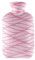 samply 2L Hot Water Bottle with Soft Cover - Hot Water Bag for Cosy Nights, Pain Relief, Back, Neck and Shoulders, ROSEO