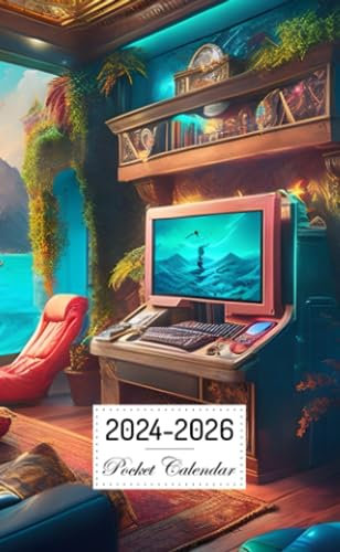 Pocket Calendar 2024-2026: Two-Year Monthly Planner for Purse , 36 Months from January 2024 to December 2026 | Gaming paradise