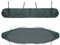 DASJD Sac de Protection étanche Contre pour Store Banne, Housse de Protection étanche Contre pour auvent, pour auvent de terrassede Terrasse Meubles,B,3m/9.84ft
