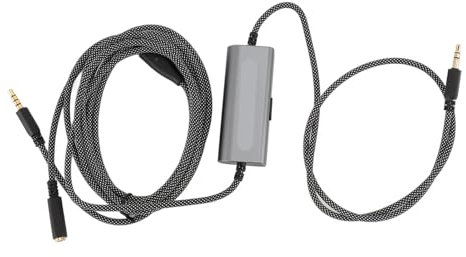 Chat Link PRO-Kabelersatz, 8,5 Fuß Langes Professionelles Chat Link-Kabel mit Rauschunterdrückung, 3,5-mm-Audio-Adapter für HD60 HD60 S HD60 PRO 4K 60 PRO HD60 X