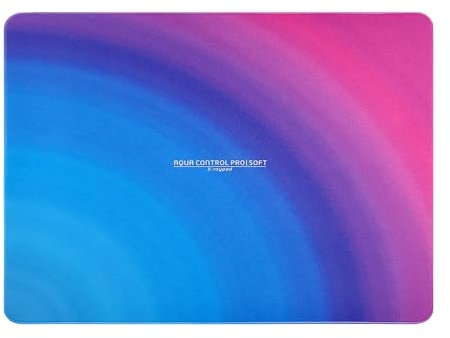 X-raypad Aqua Control Pro Gaming-Mauspads – AC Pro Soft/XSOFT, folgt der Oberfläche von AC+, konsistentes horizontales und vertikales Gleiten, leicht zu drehen (AC Pro Soft Neon, 360 x 300 x 4 mm)