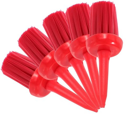 TOGEVAL 5St Golfball Halter Golf zubehör Golfschlägerreinigung Golfschläger Zubehör Golf Accessories Golfmattenhalter Golfbälle, Abschläge Golffahrer Golfreiniger Golfhalter Plastik rot