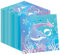 100Pcs Delphin Thema Servietten, 12,9 x 12,9 Zoll Delphin Party Servietten, Delphin Geburtstag Dekoration Prinzessin Servietten, Delphin Thema Geburtstag Baby Party Supplies