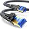 NORSHY Cat 8 Cable Ethernet, 20m Cable de Red Alta Velocidad 40Gbps 2000MHz S/FTP Trenzado Plano Cable Lan Conector RJ45 Cable Internet para PS5/PS4, Xbox,TV,Box, Router, PC, Módem