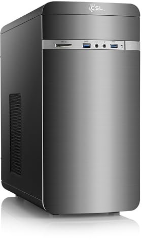 Gaming PC mit Windows 11 Pro | AMD Ryzen 5 5655G 6x3.9GHz | AMD Radeon | 500GB M.2 NVMe | 16GB DDR4 RAM | WLAN | Entry Level Computer für Zocker, Gamer Desktop Rechner zum Spielen | A13411